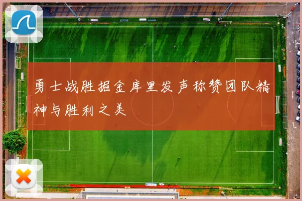 勇士战胜掘金库里发声称赞团队精神与胜利之美
